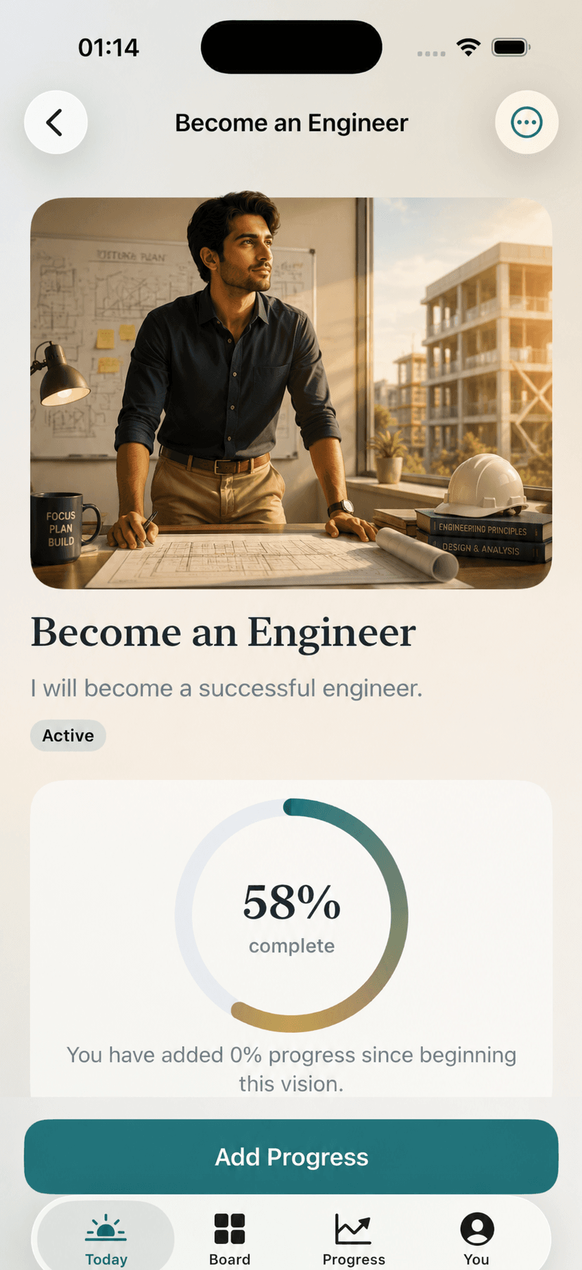 Bijon future identity detail — Become an Engineer with progress and evidence
